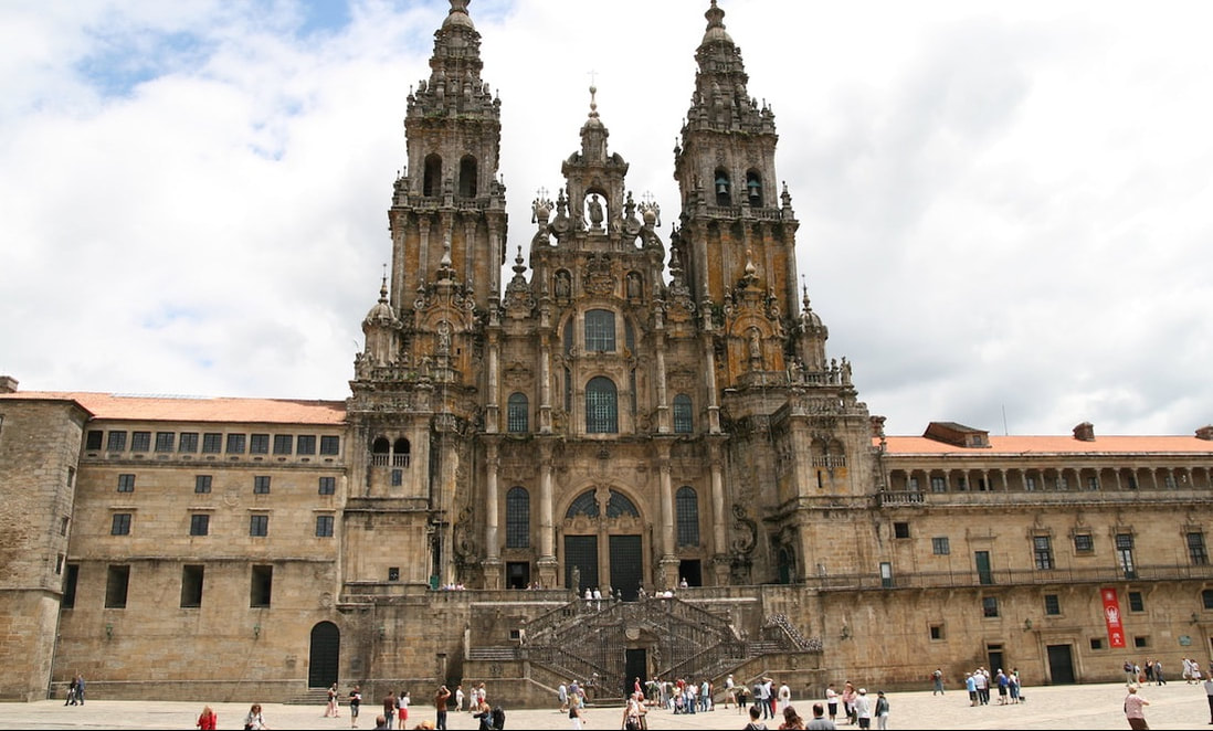 The Cathedral at Santiago de Compostela by Bernt Rostad