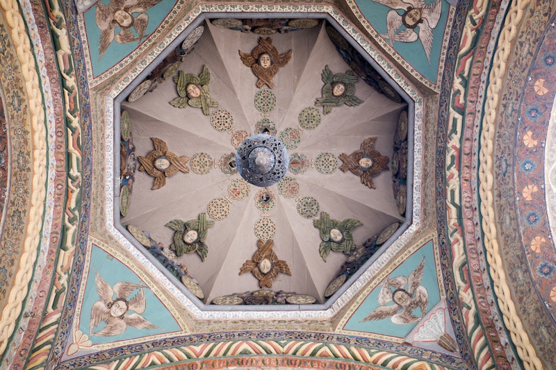 Photo: Mosaic ceiling of Etchmiadzin Cathedral